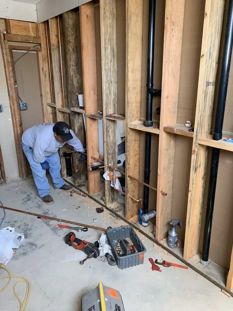 Commercial rough-in plumbing for Water Heater Replacement in Desoto Acres